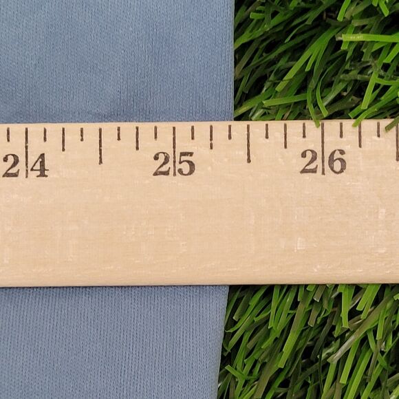 Vintage 70s Disco Hippie Button Shirt XL 25x29 Blue - Picture 12 of 12